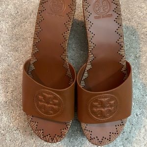 Tory Burch Ines wedge sandal.